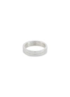 LE GRAMME 'Le 5 Grammes' punched polished sterling silver ring