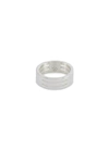 LE GRAMME 'LE 7 GRAMMES' PUNCHED POLISHED STERLING SILVER RING