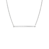 AURATE INFINITY BAR NECKLACE