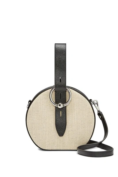 Rebecca Minkoff Kate Colorblock Leather Circle Bag - Beige In Natural