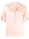 EQUIPMENT EQUIPMENT 短袖直筒罩衫 - 粉色