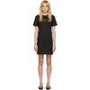 VERSACE VERSACE BLACK LOGO DRESS