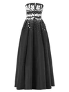 CAROLINA HERRERA Embellished Strapless Silk Ball Gown