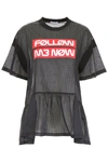 RED VALENTINO RED VALENTINO FOLLOW ME NOW SHEER TOP