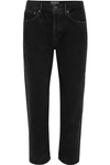 AGOLDE PARKER CROPPED ORGANIC HIGH-RISE STRAIGHT-LEG JEANS