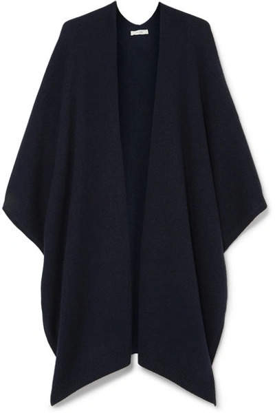The Row Loose Fit Cardi-coat In Navy