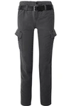 RTA SALLINGER BELTED COTTON-TWILL CARGO PANTS