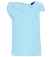 ROLAND MOURET RAYWELL WOOL CRÊPE TOP,P00393020
