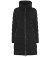 Moncler Nevalon Semi-fit Puffer Coat In Black