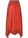 DION LEE DION LEE TRANSFER半身裙 - 红色