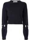 DION LEE KNOT DETAILS CROPPED JUMPER