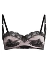 KIKI DE MONTPARNASSE Lace Inset Balconette Bra