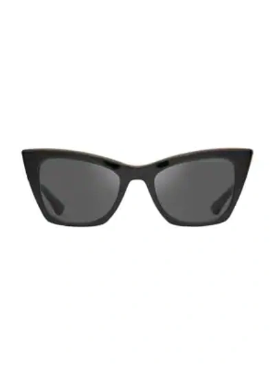 Dita Eyewear 50mm Showgoer Sunglasses In Black Yellow