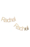 ARGENTO VIVO PERSONALIZED NAMEPLATE STUD EARRINGS,CPS45652