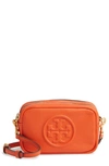 Tory Burch Perry Bombe Leather Crossbody Bag In Pomander