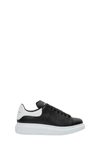 Alexander Mcqueen Oversized Low-top Sneakers In Nero/bianco