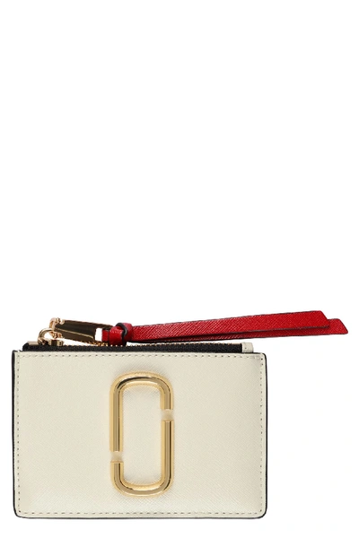 Marc Jacobs Snapshot Saffiano Leather Wallet In Multicolor