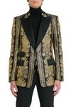 DOLCE & GABBANA JACQUARD CASINÒ-FIT TUXEDO JACKET,10972039