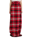 DSQUARED2 LONG SKIRT IN CHECK FLANNEL,10971971