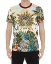 DOLCE & GABBANA Dolce & Gabbana Tropico Dg King Print T-shirt,10971928