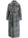 DSQUARED2 MID-LENGTH BELTED COAT
