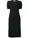 FENDI FENDI LOUNGETTE LOGO PATTERN DRESS - 黑色