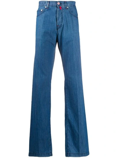 Kiton Straight-leg Jeans In Blue
