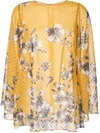 Bambah Floral Bridget Tunic Top In Yellow
