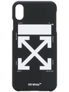 OFF-WHITE OFF-WHITE IPHONE XS MAX LOGO手机壳 - 黑色