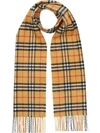 BURBERRY CLASSIC CHECKED SCARF