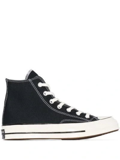 Converse 1970s Chuck Taylor All Star Canvas High-top Sneakers In Black/black/gret