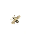 SYDNEY EVAN TWO-TONE DIAMOND, YELLOW SAPPHIRE & 14K YELLOW GOLD BEE SINGLE STUD EARRING,400011039207