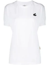 VIVIENNE WESTWOOD ANGLOMANIA VIVIENNE WESTWOOD ANGLOMANIA LOGO刺绣T恤 - 白色