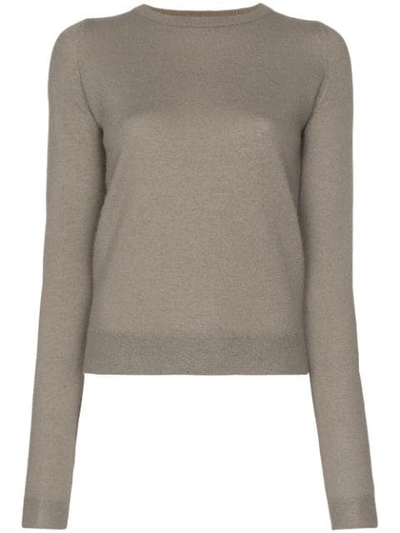 Rick Owens Knitted Cashmere Jumper - 灰色 In Grey