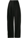See By Chloé Pleated Trousers In Nr001 - Black