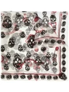 ALEXANDER MCQUEEN SKULL PRINT SCARF