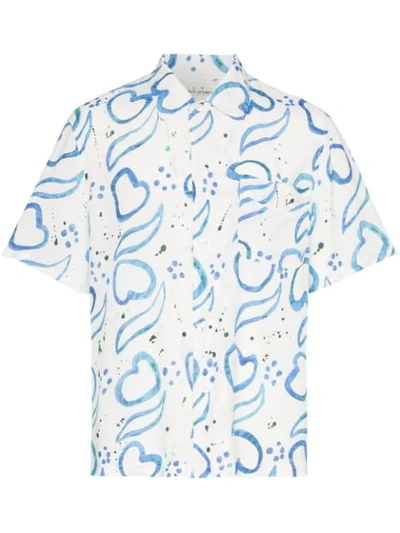 Our Legacy Printed Viscose-blend Shirt In Handpainted Tiles