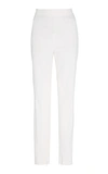 Akris Melissa Slim Techno Cotton Blend Pants In White
