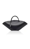 JIL SANDER SOMBRERO MEDIUM LEATHER TOTE,756497