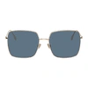 DIOR GOLD & BLUE 'DIORSTELLAIRE1' SUNGLASSES