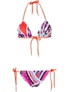 EMILIO PUCCI BURLE PRINT TRIANGLE BIKINI