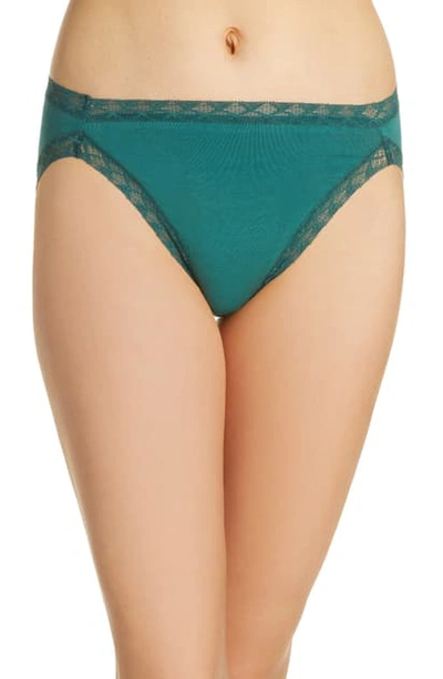 Natori Bliss French Cut Briefs In Jade