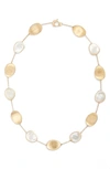 MARCO BICEGO LUNARIA MOTHER OF PEARL COLLAR NECKLACE,CB2099 MPW Y