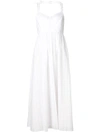 THAKOON THAKOON FLARED EMBROIDERED DRESS - WHITE,T116OCDR116411317122