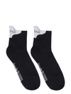 ALEXANDER MCQUEEN COTTON SOCKS WITH LOGO,10972992