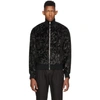 VERSACE VERSACE BLACK LUREX BROCADE SWEATER