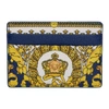 VERSACE VERSACE BLUE AND WHITE HERITAGE CARD HOLDER