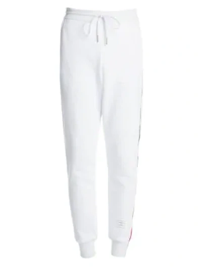 Thom Browne Jogging Trousers In White