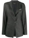 FABIANA FILIPPI FABIANA FILIPPI TAILORED BLAZER - GREY