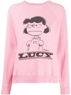 Marc Jacobs X Peanuts Lucy Sweatshirt In Pink